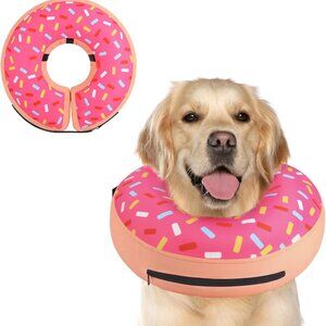 New In Box: Supet Inflatable Dog Recovery "Donut" Collar - Size Large